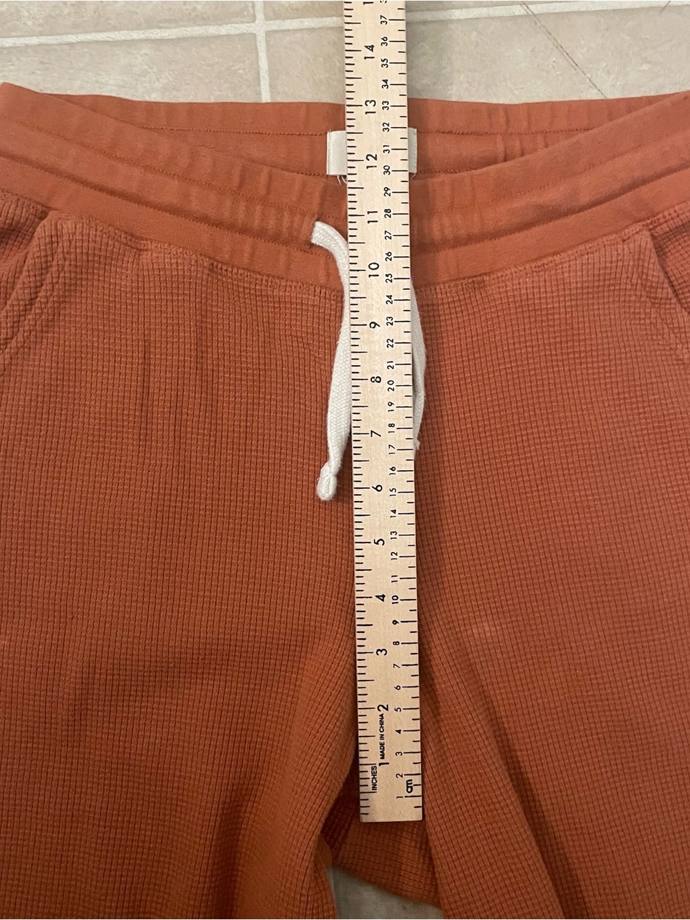 Pact Organic Women's Waffle Texture Lounge Pants with Raw Edge size Small - Picture 6 of 11